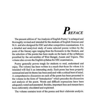 An Analysis of English poetry
